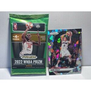 Dawn Staley Cracked Ice Silver & Sealed 4 WNBA Card Pack Sting South Carolina
